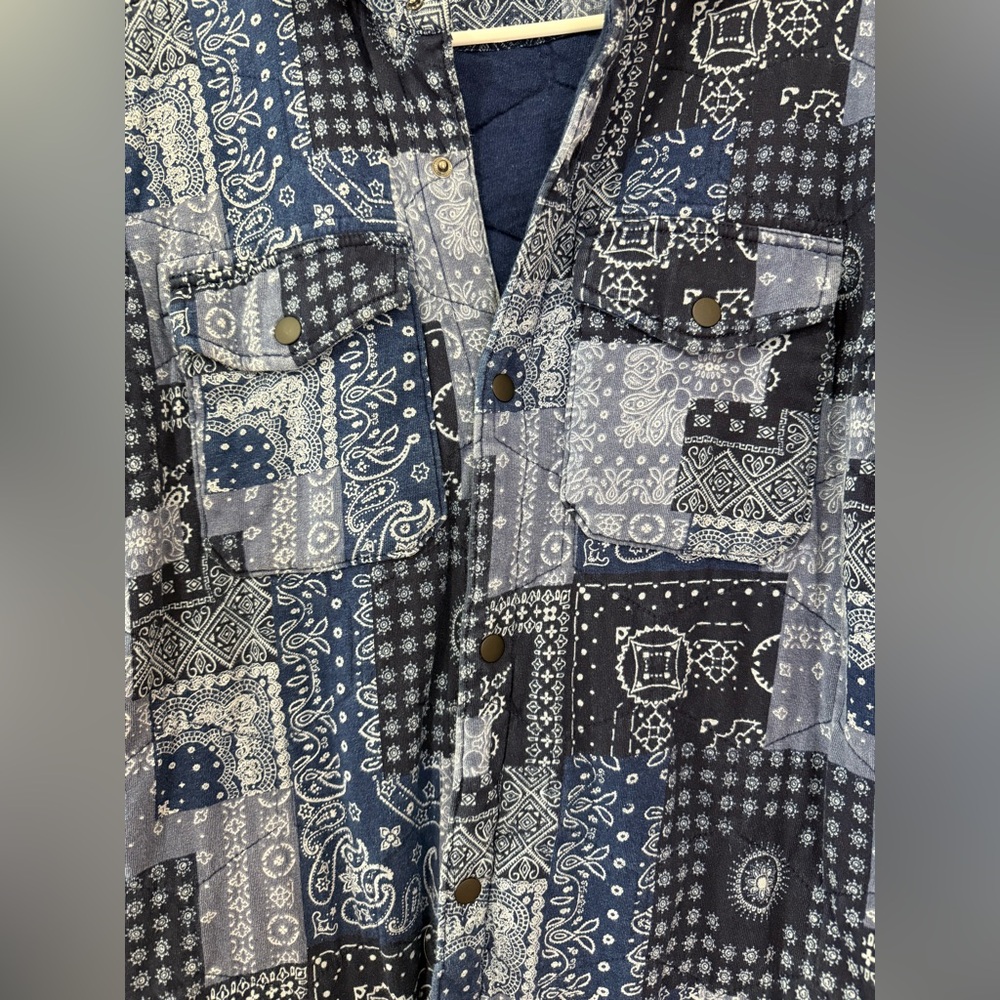 Lucky Brand Indigo Patchwork Jacket - image 4